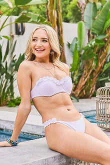 Diana Frill Trim Bandeau Bikini Swim Set — thumbnail 8