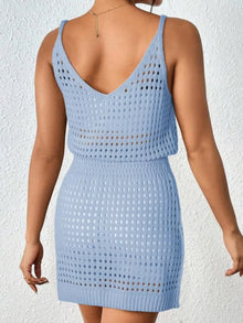Morrigan Openwork V-Neck Sleeveless Cover Up Dress — thumbnail 17