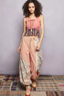 Freya Lace-Up Fringe Tank — thumbnail 5