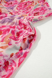 Persephone Floral Print Shirred One Shoulder Maxi Dress — thumbnail 9