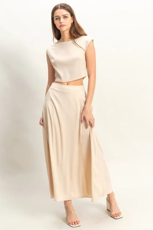 Isis Sleeveless Top and Maxi Skirt Set — view 1