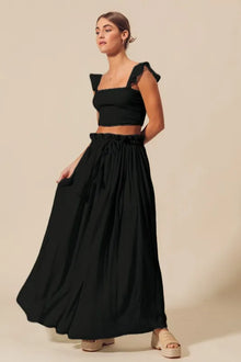 Isis Smocked Top and Flowy Maxi Skirt Set — thumbnail 2
