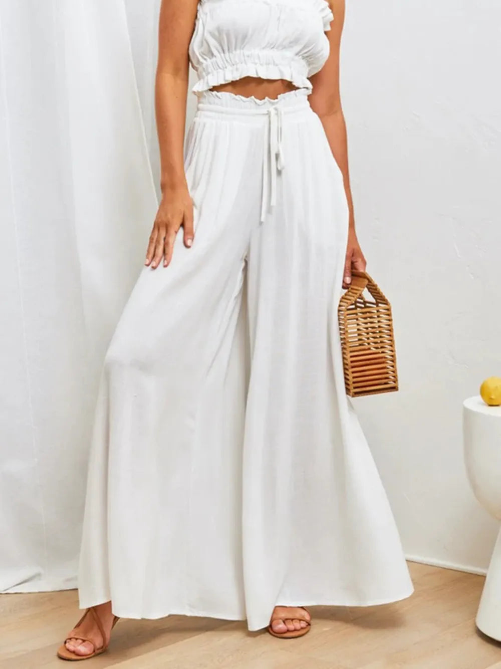 Lakshmi High-Waist Wide Leg Pants — view 8