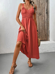 Pele V-Neck Wide Strap Midi Cami Dress — thumbnail 5