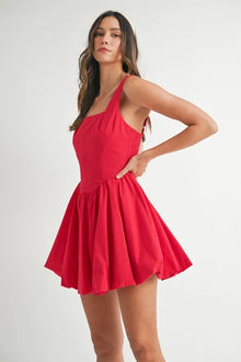 Maat Poplin Square Neckline Bubble Mini Dress — thumbnail 8