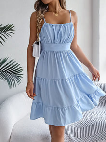 Aphrodite Smocked Back Tiered Cami Dress — thumbnail 9