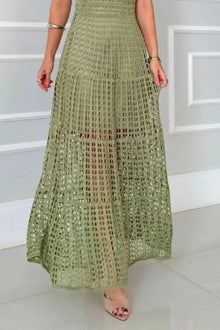 Gaia Hollowed-Out Sleeveless Maxi Dress — thumbnail 2