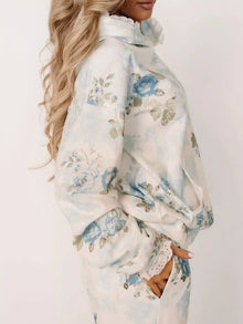 Nyx Lace Trim Kangaroo Pocket Hoodie — thumbnail 6