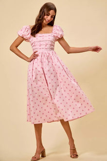 Venus Polka Dot Midi Dress — thumbnail 9