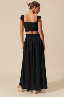 Isis Smocked Top and Flowy Maxi Skirt Set — thumbnail 3