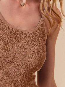 Demeter Two Tone Floral Seamless Tank Top — thumbnail 3