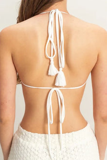 Brigid Crochet Bra and Drawstring Pants Set — thumbnail 5