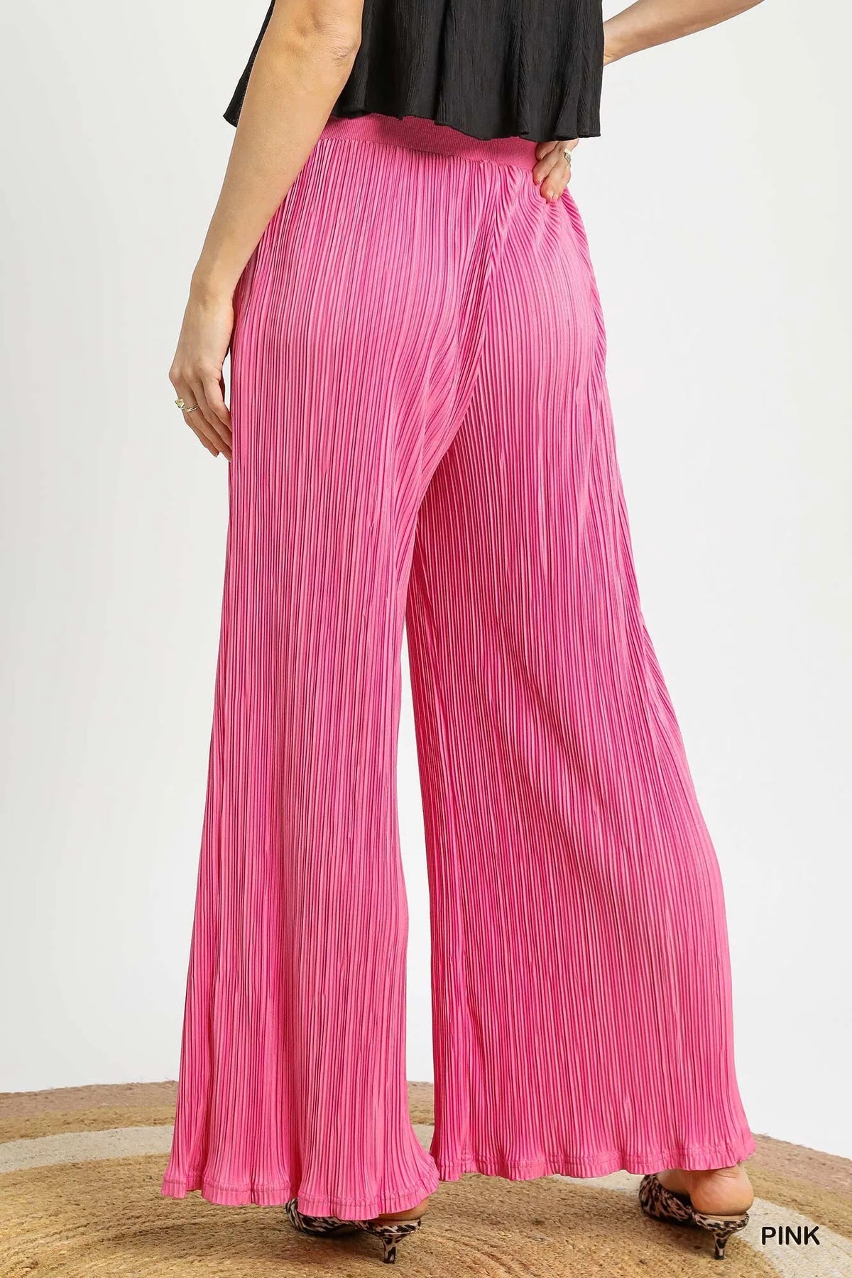 Maat Umgee Wide Leg Textured Pants — view 3