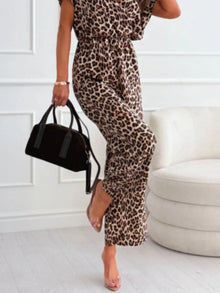 Hera Animal Print Wide Leg Jumpsuit — thumbnail 6
