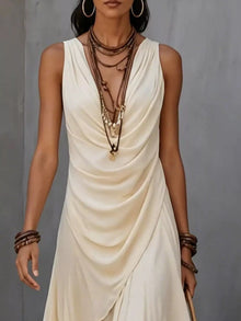 Ishtar Sleeveless Layered Ruffle Hem Maxi Dress — thumbnail 5