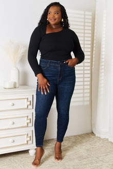 Hecate Asymmetrical Neck Long Sleeve Top — thumbnail 7