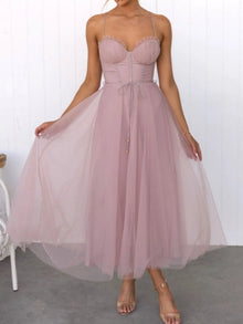 Hecate Sweetheart Neck Tulle Midi Dress — thumbnail 14