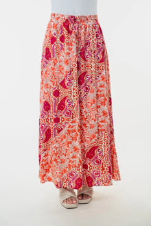 Olwen High Waisted Floral Woven Skirt — thumbnail 5