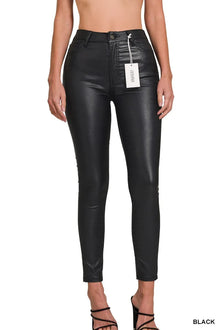 Sekhmet Faux Leather Skinny Pants — thumbnail 3