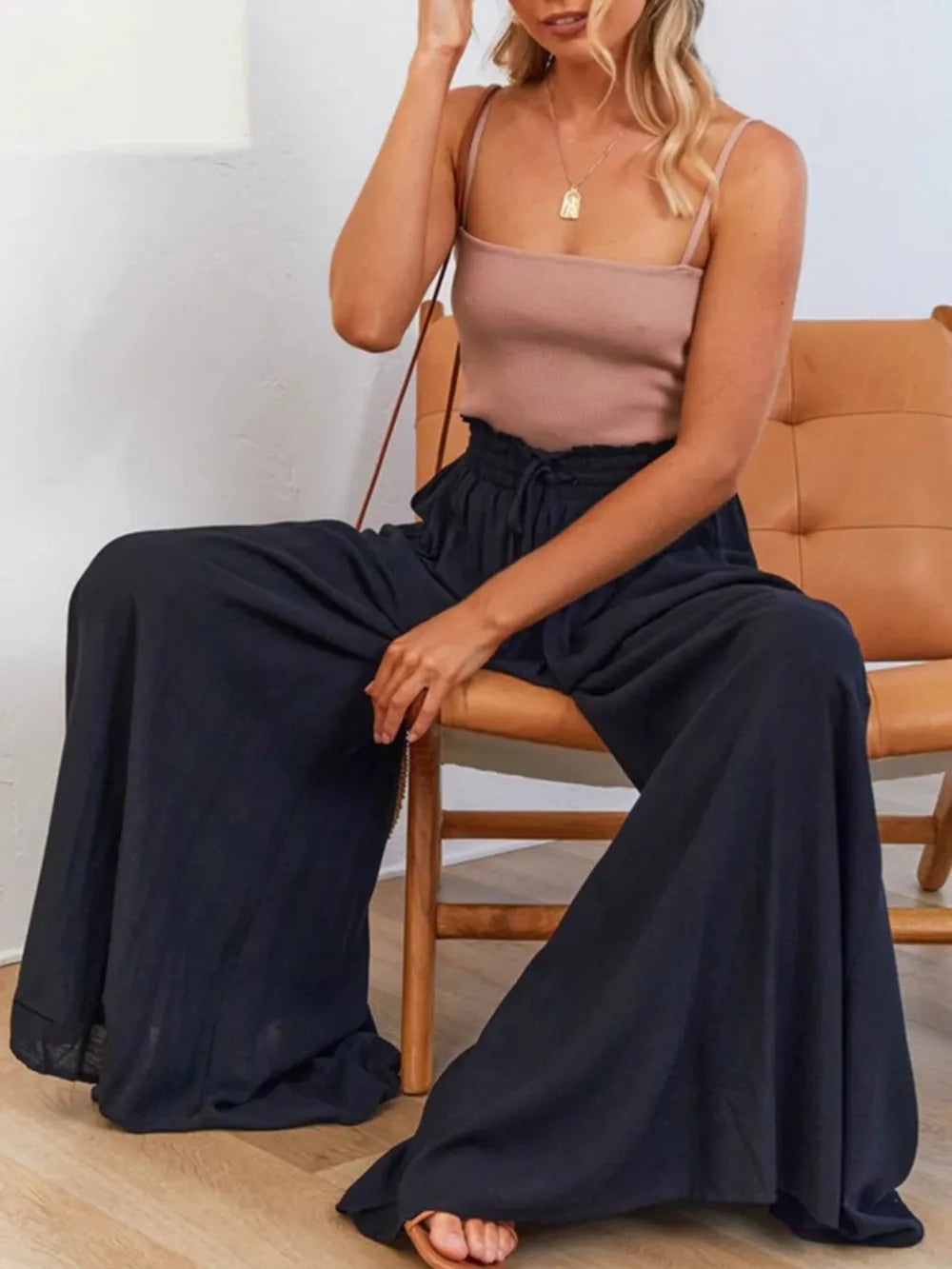 Lakshmi High-Waist Wide Leg Pants — view 16