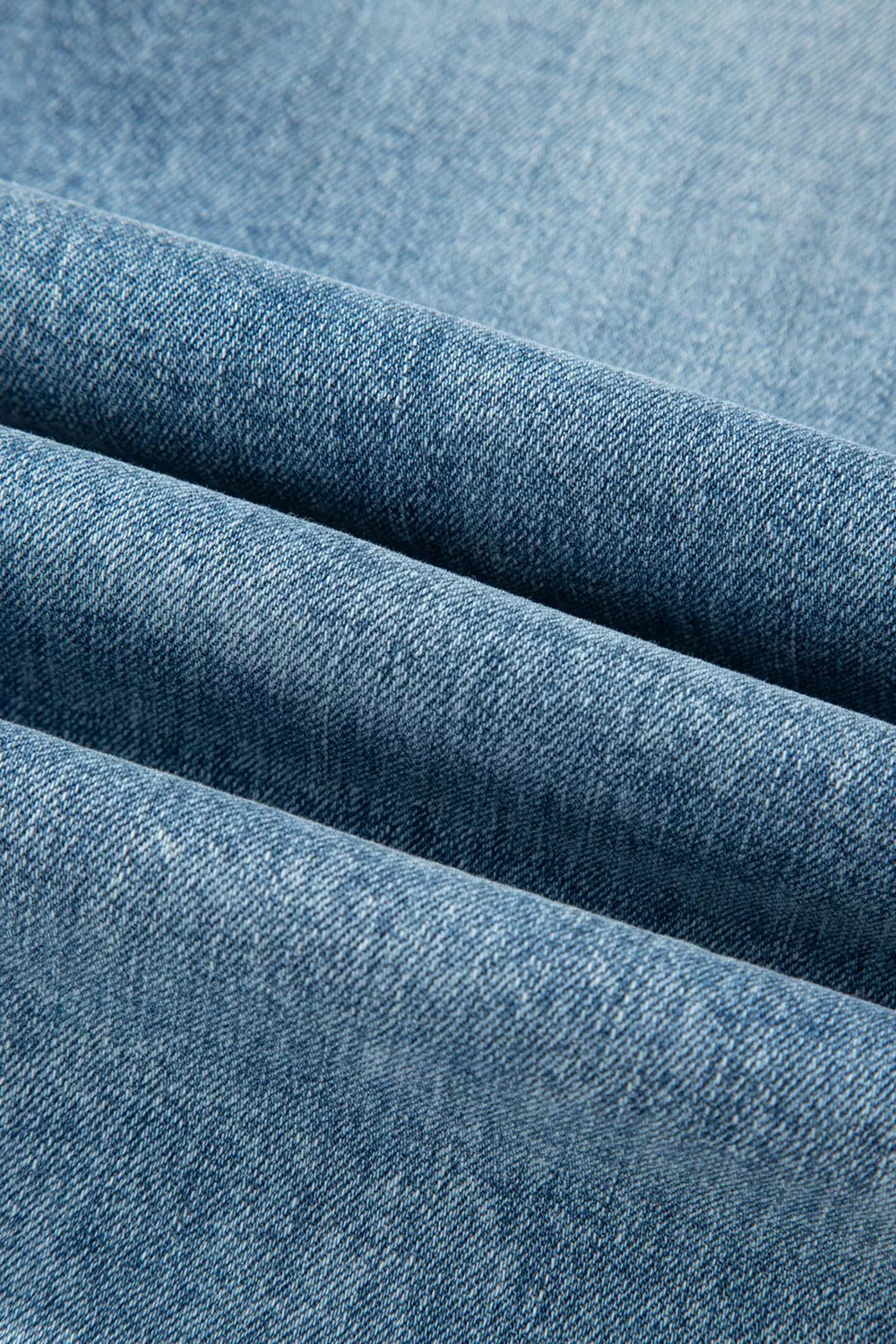 Artemis Raw Hem Ripped Open Knee Fit Flare Jeans — view 9