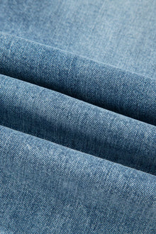 Artemis Raw Hem Ripped Open Knee Fit Flare Jeans — thumbnail 9