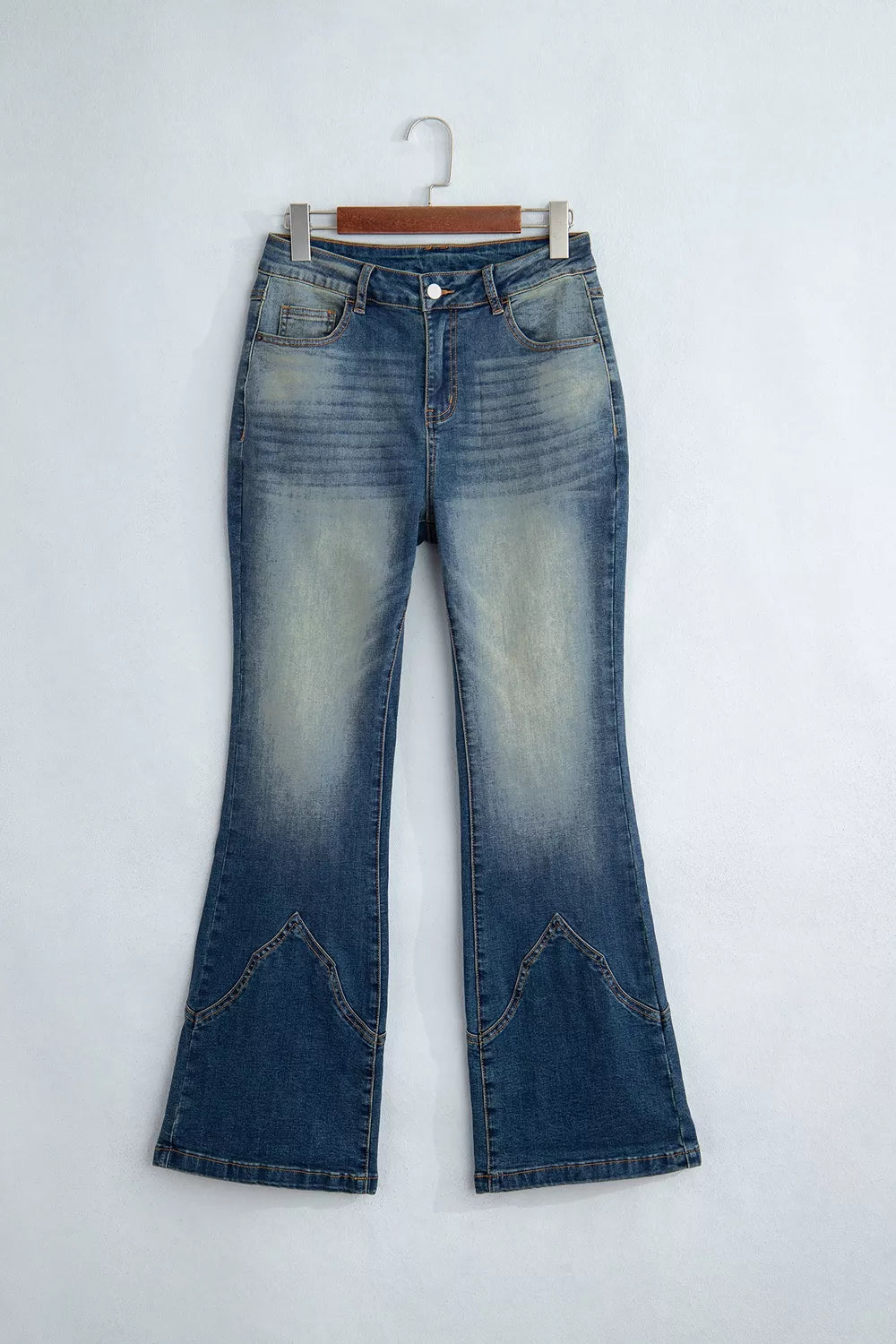 Artemis Pocket Detail Flare Leg Jeans — view 6