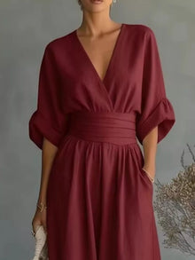 Hera Half Sleeve Wide Leg Jumpsuit — thumbnail 7