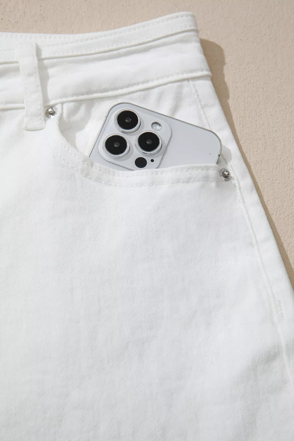 Amaterasu Solid Color Loose Casual Jeans — view 9