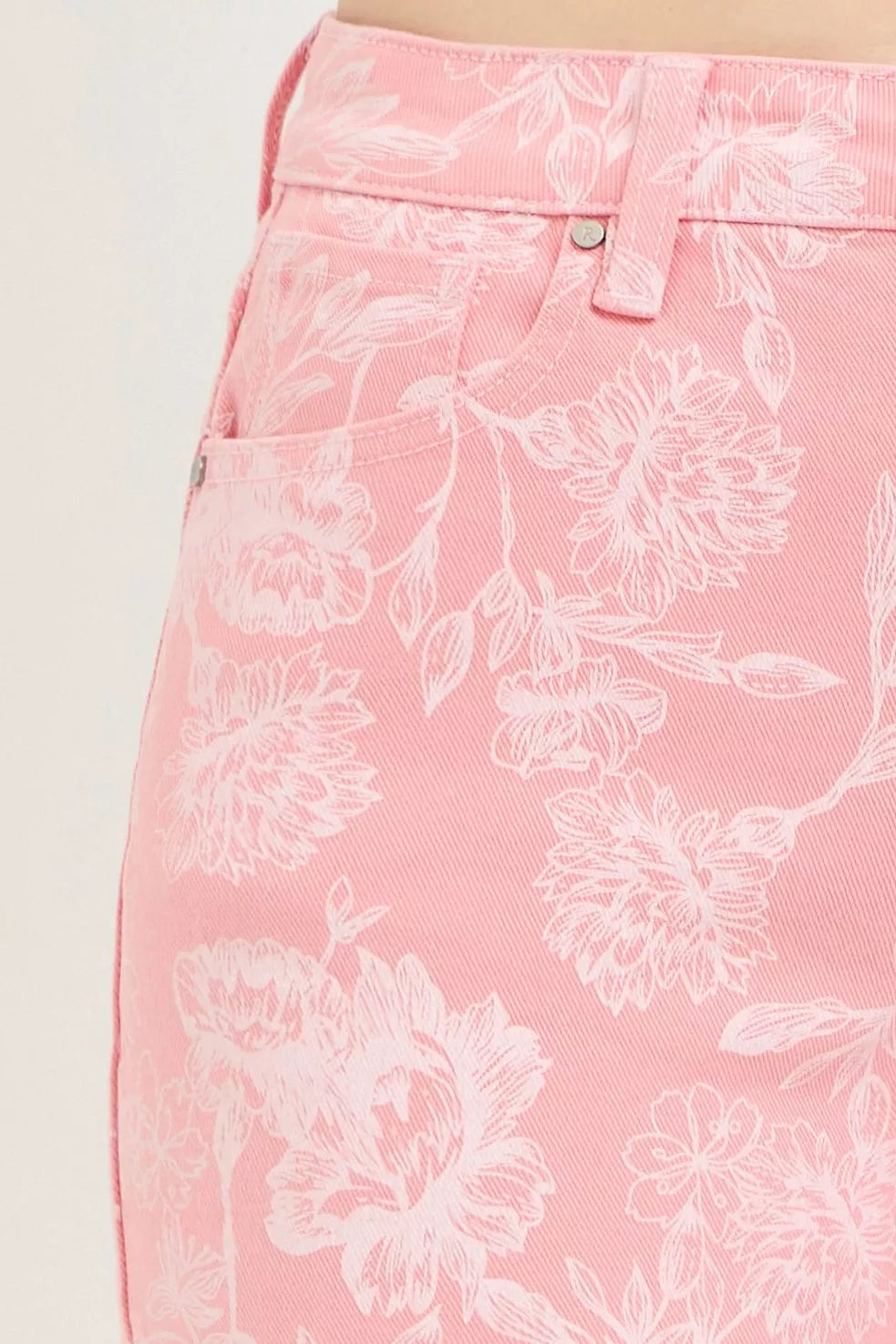 Iris High Rise Printed Shorts — view 8