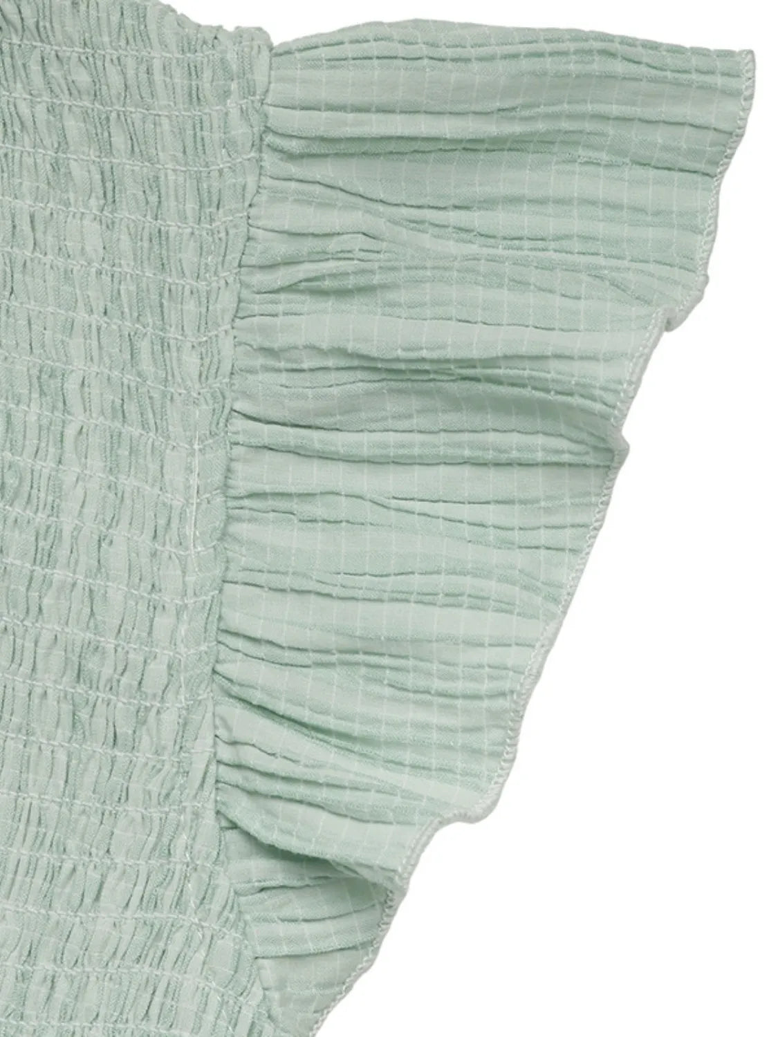 Gaia V-Neck Ruffled Cap Sleeve Dress — view 8