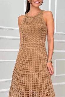 Gaia Hollowed-Out Sleeveless Maxi Dress — thumbnail 6