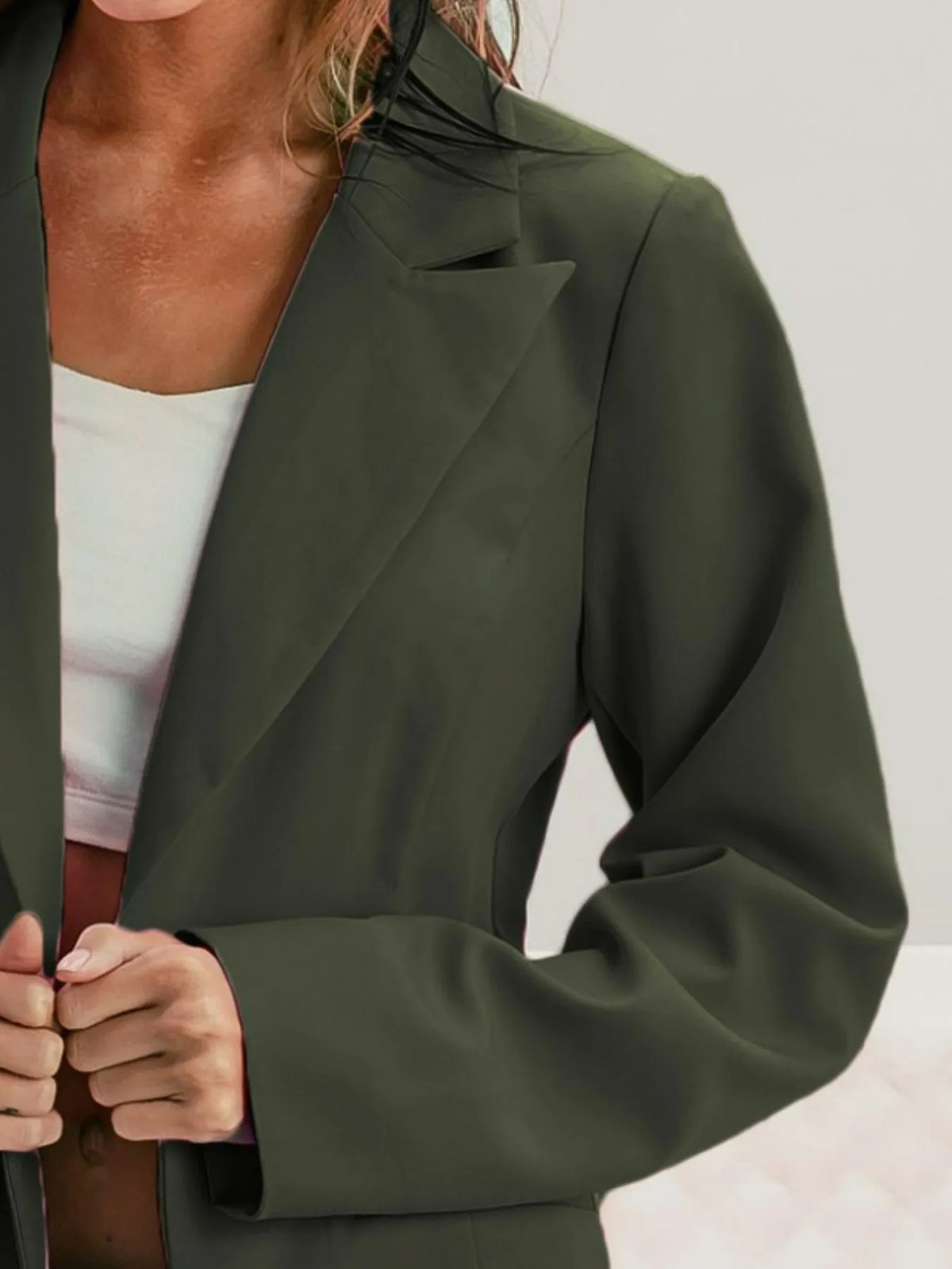 Juno Single Breasted Peaked Lapel Blazer — view 2