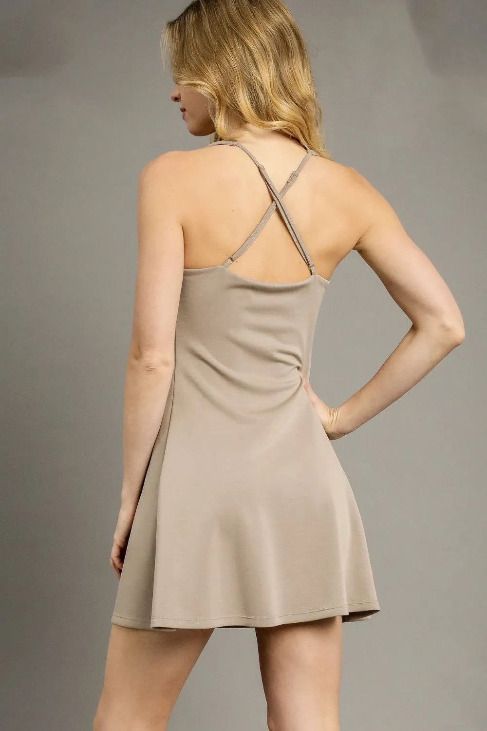Nike Umgee Crisscross Square Neck Active Dress — view 3