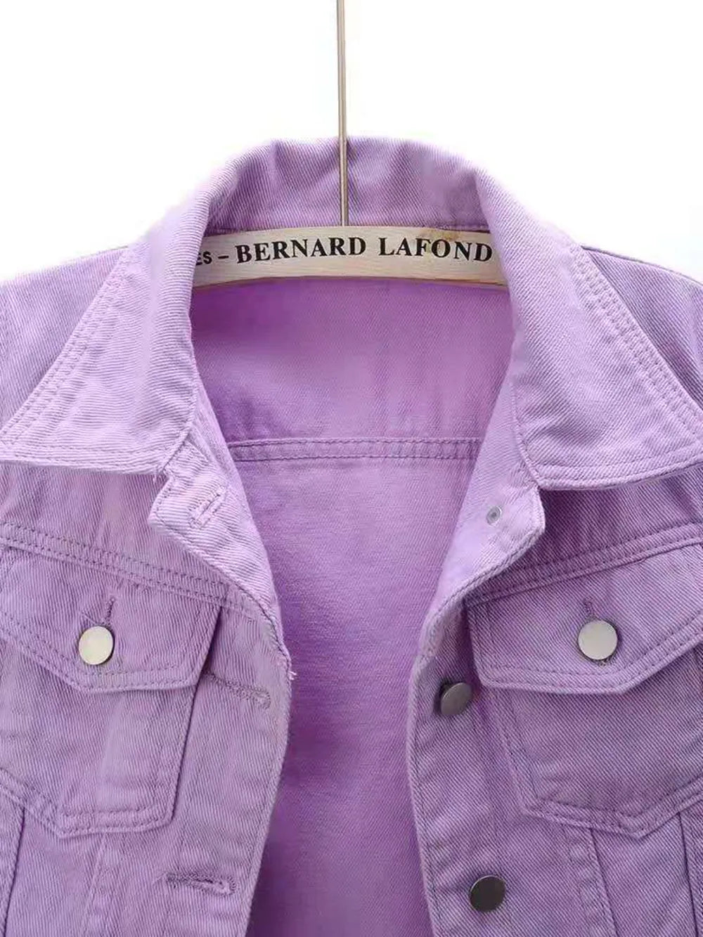 Oshun Cropped Denim Jacket — view 6