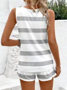Sekhmet Striped Tank Top and Shorts Set — thumbnail 8