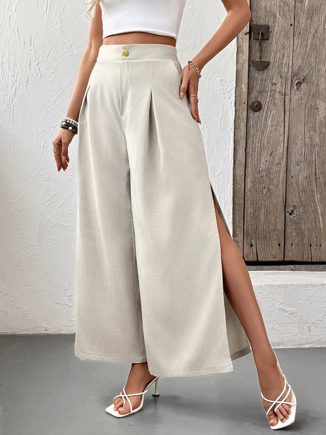 Maat Pleated Wide Leg Pants — view 2