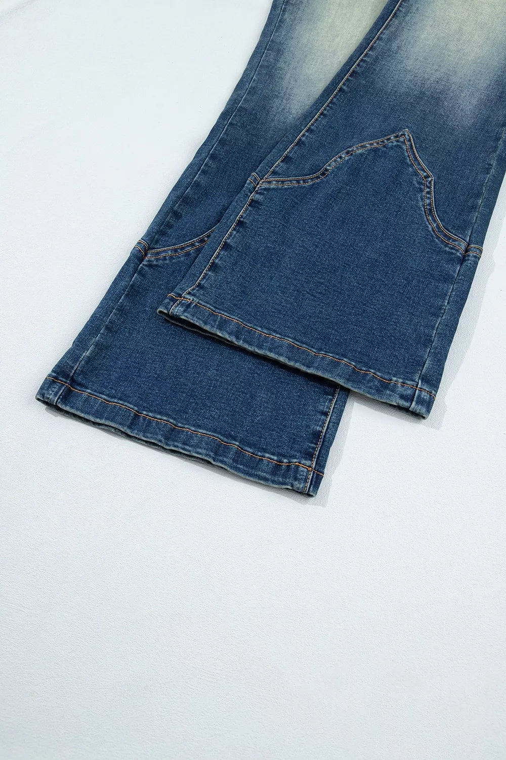 Artemis Pocket Detail Flare Leg Jeans — view 14