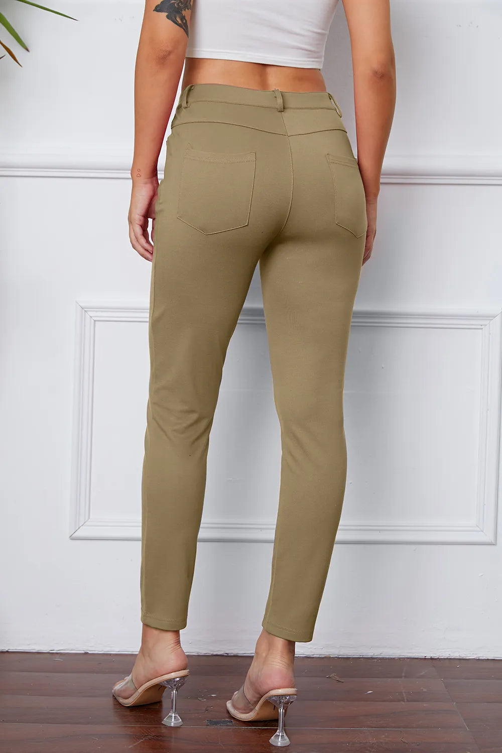 Hecate StretchyStitch Pants by Basic Bae — view 13