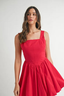 Maat Poplin Square Neckline Bubble Mini Dress — thumbnail 6