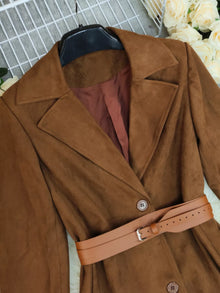Gaia Lapel Collar Longline Outerwear — thumbnail 4