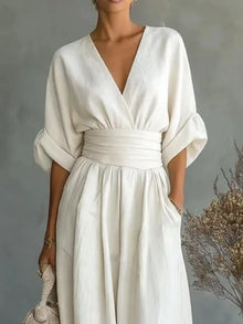 Hera Half Sleeve Wide Leg Jumpsuit — thumbnail 5