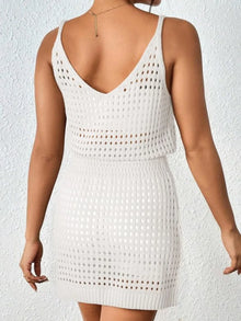 Morrigan Openwork V-Neck Sleeveless Cover Up Dress — thumbnail 4