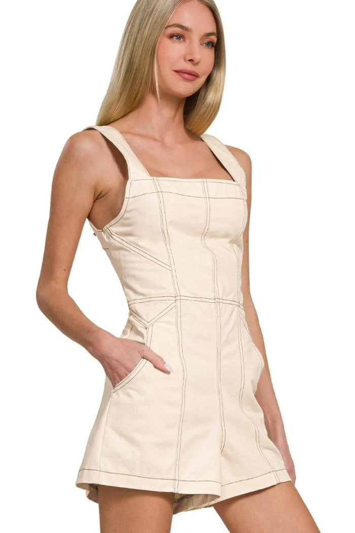 Rhea Tie Back Romper