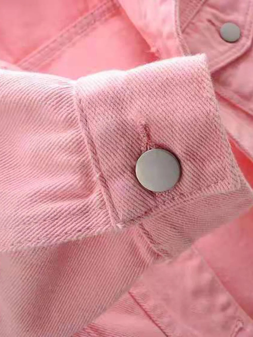 Oshun Cropped Denim Jacket — view 15