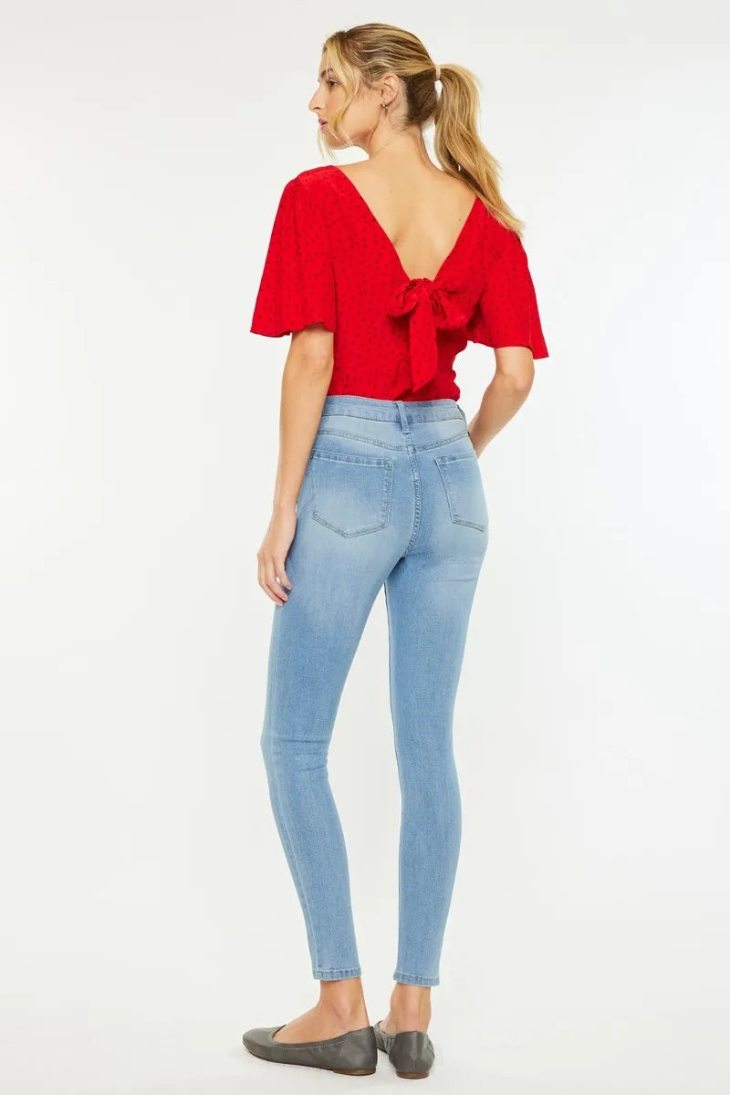 Artemis High Rise Super Skinny Jeans — view 7